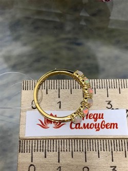 *Кольцо р.19 Опал Эфиопия арт. 01-2731/00ОБ-08-584 вес 2,66 г - фото 276608