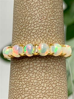 *Кольцо р.19 Опал Эфиопия арт. 01-2731/00ОБ-08-584 вес 2,66 г - фото 276609