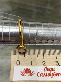 *Кольцо р.19 Опал Эфиопия арт. 01-2732/00ОБ-08-296 вес 3,56 г - фото 276655