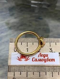 *Кольцо р.19 Опал Эфиопия арт. 01-2732/00ОБ-08-296 вес 3,56 г - фото 276658
