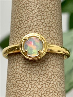 *Кольцо р.19 Опал Эфиопия арт. 01-2732/00ОБ-08-296 вес 3,56 г - фото 276659