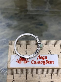 *Кольцо р.19 Опал Эфиопия арт. 01-2735/00ОБ-00-263 вес 2,37 г - фото 276711