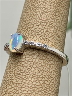 *Кольцо р.19 Опал Эфиопия арт. 01-2735/00ОБ-00-263 вес 2,37 г - фото 276713