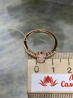 *Кольцо р.18 Опал Эфиопия арт. 01-2735/00ОБ-06-494 вес 2,33 г - фото 276721