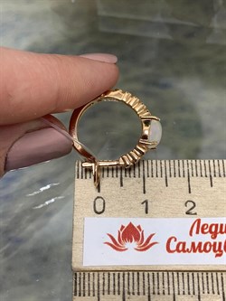 *Серьги Конго Опал Эфиопия арт. 02-2735/00ОБ-08-558 вес 3,75 г - фото 276752