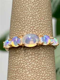 *Кольцо р.19 Опал Эфиопия арт. 01-2736/00ОБ-06-232 вес 2,55 г - фото 276764