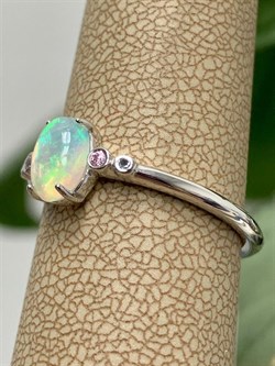 *Кольцо р.19 Опал Эфиопия арт. 01-2737/00ОБ-00-085 вес 2,4 г - фото 276787