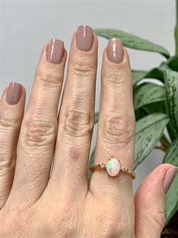 *Кольцо р.18 Опал Эфиопия арт. 01-2737/00ОБ-06-416 вес 2,24 г - фото 276789