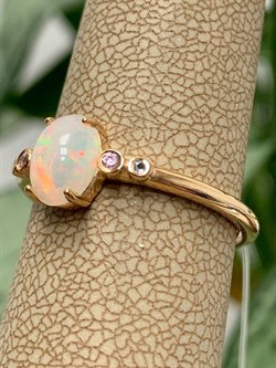 *Кольцо р.18 Опал Эфиопия арт. 01-2737/00ОБ-06-416 вес 2,24 г - фото 276797