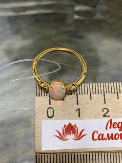 *Кольцо р.17 Опал Эфиопия арт. 01-2737/00ОБ-08-592 вес 2,1 г - фото 276805