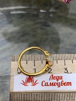 *Кольцо р.17 Опал Эфиопия арт. 01-2737/00ОБ-08-592 вес 2,1 г - фото 276806