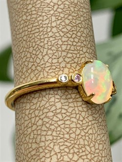 *Кольцо р.17 Опал Эфиопия арт. 01-2737/00ОБ-08-592 вес 2,1 г - фото 276807