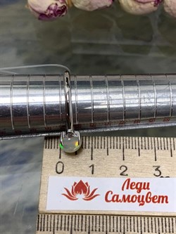 *Кольцо р.19 Опал Эфиопия арт. 01-2738/00ОБ-00-096 вес 2,19 г - фото 276845