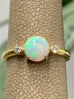 *Кольцо р.18 Опал Эфиопия арт. 01-2738/00ОБ-08-605 вес 2,33 г - фото 276860