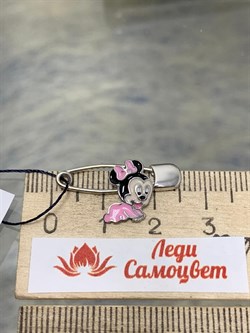 *Брошь Булавка Мини Эмаль арт. 04-1252/ЭМ27-00-224 вес 1,58 г - фото 277065