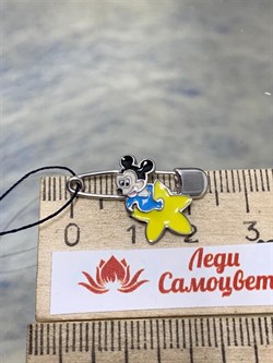 *Брошь Булавка Микки Эмаль арт. 04-1262/ЭМ49-00-545 вес 1,94 г - фото 277072
