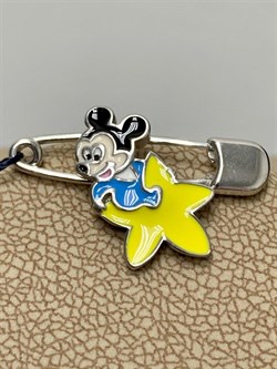 *Брошь Булавка Микки Эмаль арт. 04-1262/ЭМ49-00-545 вес 1,94 г - фото 277075