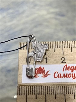 *Брошь Булавка Птичка Эмаль арт. 04-1655/ЭМ32-00-874 вес 1,68 г - фото 277080