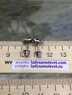 *Серьги Пусеты Эмаль арт. 02-2768/0ЭМЗ-00-580 Вес 2,14 г - фото 277111 *Серьги Пусеты Эмаль арт. 02-2768/0ЭМЗ-00-580 Вес 2,14 г - фото 277111