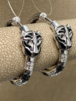 *Серьги Конго Эмаль арт. 02-2767/0ЭМ3-17-406 Вес 9,57 г - фото 277147