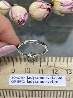 *Кольцо р.18,5 Цитрин арт. 01-2145/00ЦТ-00-585 вес 2,08 г - фото 277219