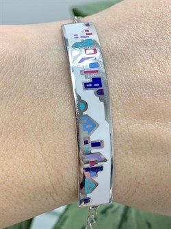 *Браслет р.16-20 Эмаль арт. 05-0798/00ЭМ-00-766 Вес 7,53 г - фото 277270 *Браслет р.16-20 Эмаль арт. 05-0798/00ЭМ-00-766 Вес 7,53 г - фото 277270