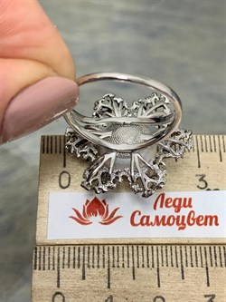 *Кольцо р.20 Белый Жемчуг Черная Шпинель иск арт. 01-2272/00ЖБ-00-576 вес 6,85 г - фото 277287 *Кольцо р.20 Белый Жемчуг Черная Шпинель иск арт. 01-2272/00ЖБ-00-576 вес 6,85 г - фото 277287