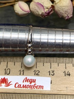 *Кольцо р.18,5 Белый Жемчуг арт. 01-0412/00ЖИ-00-774 вес 2,64 г - фото 277309