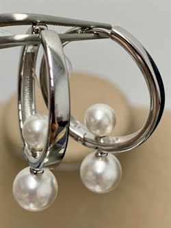 *Серьги Конго иск Жемчуг арт. 02-3068/0ЖСВ-00-201 вес 8,31 г - фото 277317 *Серьги Конго иск Жемчуг арт. 02-3068/0ЖСВ-00-201 вес 8,31 г - фото 277317