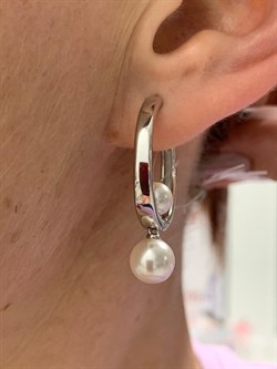 *Серьги Конго иск Жемчуг арт. 02-3068/0ЖСВ-00-201 вес 8,31 г - фото 277325 *Серьги Конго иск Жемчуг арт. 02-3068/0ЖСВ-00-201 вес 8,31 г - фото 277325