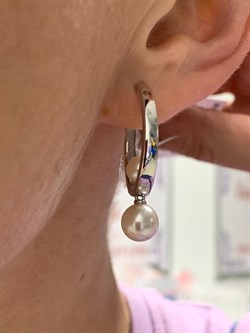 *Серьги Конго иск Жемчуг арт. 02-3068/0ЖСВ-00-201 вес 8,31 г - фото 277326 *Серьги Конго иск Жемчуг арт. 02-3068/0ЖСВ-00-201 вес 8,31 г - фото 277326