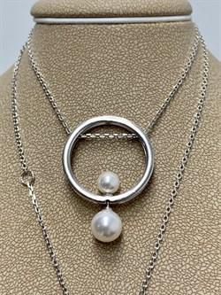 *Колье р.45-50 иск Жемчуг арт. 06-3068/0ЖСВ-00-887 вес 5,94 г - фото 277332 *Колье р.45-50 иск Жемчуг арт. 06-3068/0ЖСВ-00-887 вес 5,94 г - фото 277332