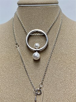 *Колье р.45-50 иск Жемчуг арт. 06-3068/0ЖСВ-00-887 вес 5,94 г - фото 277333 *Колье р.45-50 иск Жемчуг арт. 06-3068/0ЖСВ-00-887 вес 5,94 г - фото 277333