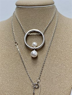 *Колье р.45-50 иск Жемчуг арт. 06-3068/0ЖСВ-00-887 вес 5,94 г - фото 277334 *Колье р.45-50 иск Жемчуг арт. 06-3068/0ЖСВ-00-887 вес 5,94 г - фото 277334