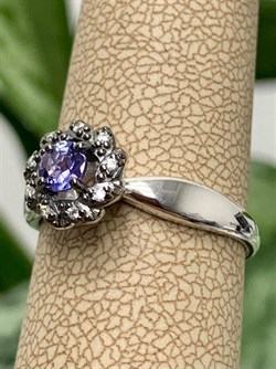 *Кольцо р.17,5 Танзанит арт. 01-2557/00ТЗ-17-347 вес 2,45 г - фото 277346