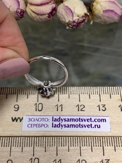 *Кольцо р.17,5 Танзанит арт. 01-2557/00ТЗ-17-347 вес 2,45 г - фото 277348