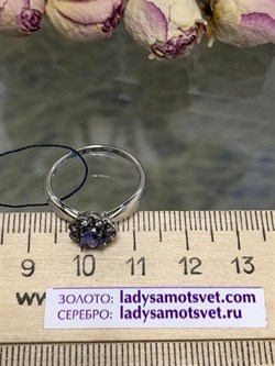 *Кольцо р.17,5 Танзанит арт. 01-2557/00ТЗ-17-347 вес 2,45 г - фото 277349