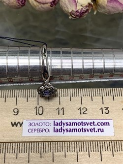 *Кольцо р.17,5 Танзанит арт. 01-2557/00ТЗ-17-347 вес 2,45 г - фото 277351