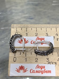 *Серьги иск Танзанит арт. 02-2468/0КЦ1-17-577 вес 4,72 г - фото 277588 *Серьги иск Танзанит арт. 02-2468/0КЦ1-17-577 вес 4,72 г - фото 277588