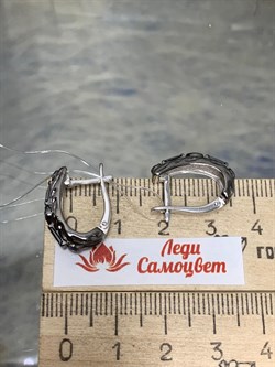 *Серьги иск Танзанит арт. 02-2468/0КЦ1-17-577 вес 4,72 г - фото 277589 *Серьги иск Танзанит арт. 02-2468/0КЦ1-17-577 вес 4,72 г - фото 277589