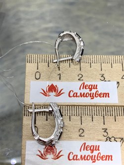 *Серьги иск Танзанит арт. 02-2468/0КЦ1-17-852 вес 4,68 г - фото 277598 *Серьги иск Танзанит арт. 02-2468/0КЦ1-17-852 вес 4,68 г - фото 277598