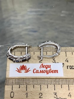 *Серьги иск Танзанит арт. 02-2468/0КЦ1-17-852 вес 4,68 г - фото 277599 *Серьги иск Танзанит арт. 02-2468/0КЦ1-17-852 вес 4,68 г - фото 277599