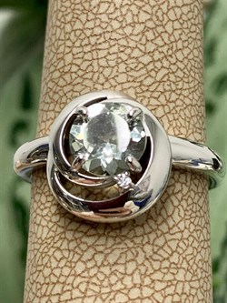 *Кольцо р.18 Празиолит арт. 01-2378/000П-00-847 Вес 3,10 г - фото 277602 *Кольцо р.18 Празиолит арт. 01-2378/000П-00-847 Вес 3,10 г - фото 277602