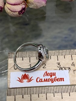*Кольцо р.18 Празиолит арт. 01-2378/000П-00-847 Вес 3,10 г - фото 277604 *Кольцо р.18 Празиолит арт. 01-2378/000П-00-847 Вес 3,10 г - фото 277604