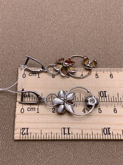 *Серьги Орхидеи Цитрин Эмаль арт. 02-4792-00-206-0200-68-761 вес 7,39 г - фото 277704 *Серьги Орхидеи Цитрин Эмаль арт. 02-4792-00-206-0200-68-761 вес 7,39 г - фото 277704