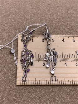 *Серьги Ветви Аметист арт. 02-4738-00-203-0200-68-465 вес 5,12 г - фото 277722 *Серьги Ветви Аметист арт. 02-4738-00-203-0200-68-465 вес 5,12 г - фото 277722