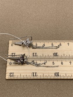 *Серьги Звезды Каффы Аметист арт. 02-4724-00-203-0200-69-249 вес 5,18 г - фото 277764 *Серьги Звезды Каффы Аметист арт. 02-4724-00-203-0200-69-249 вес 5,18 г - фото 277764