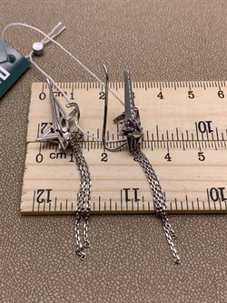 *Серьги Звезды Каффы Аметист арт. 02-4724-00-203-0200-69-249 вес 5,18 г - фото 277766 *Серьги Звезды Каффы Аметист арт. 02-4724-00-203-0200-69-249 вес 5,18 г - фото 277766