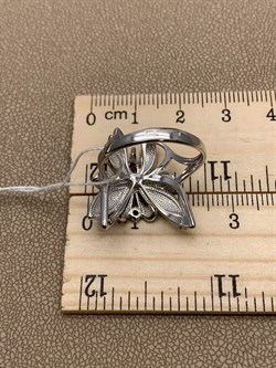 *Кольцо р. 18,5 Бабочка Гранат Родолит Эмаль арт. 01-5484-00-204-0200-69-714 вес 4,81 г - фото 277941 *Кольцо р. 18,5 Бабочка Гранат Родолит Эмаль арт. 01-5484-00-204-0200-69-714 вес 4,81 г - фото 277941