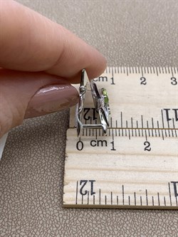 *Серьги Звёзды Хризолит арт. 02-4723-00-205-0200-69-951 вес 4,31 г - фото 277996 *Серьги Звёзды Хризолит арт. 02-4723-00-205-0200-69-951 вес 4,31 г - фото 277996